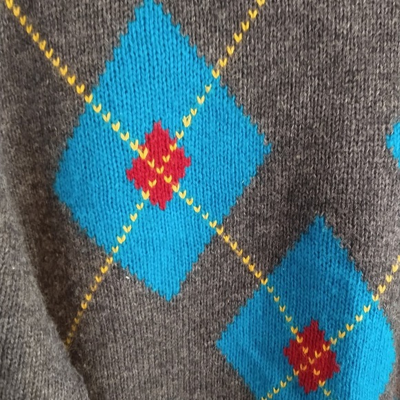 McGregor Vintage Argyle Pullover Wool Blend Sweater Size XL - Picture 5 of 5